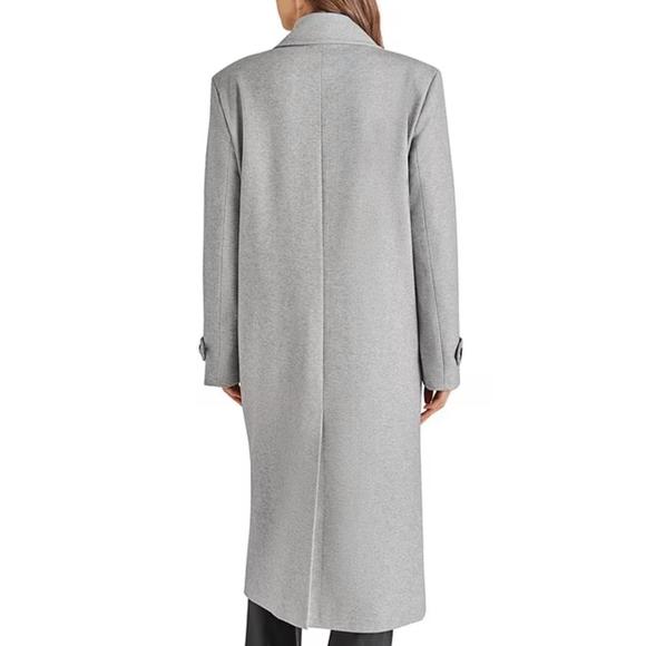 NEW STEVE MADDEN prince coat in light grey - Picture 2 of 2